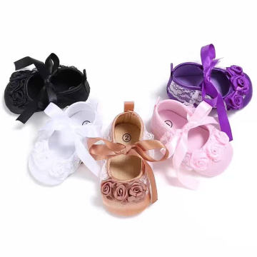 Prinzessin Mode Baby erste Wanderer weiche Kinder Schuhe Baby Blume Prewalker Bowknot Schuhe